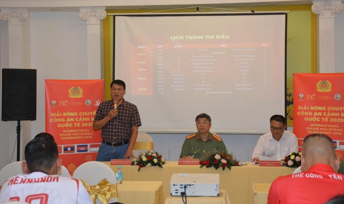 six teams to compete in int l police volleyball tournament in hcm city picture 1 six teams to compete in int l police volleyball tournament in hcm city picture 1