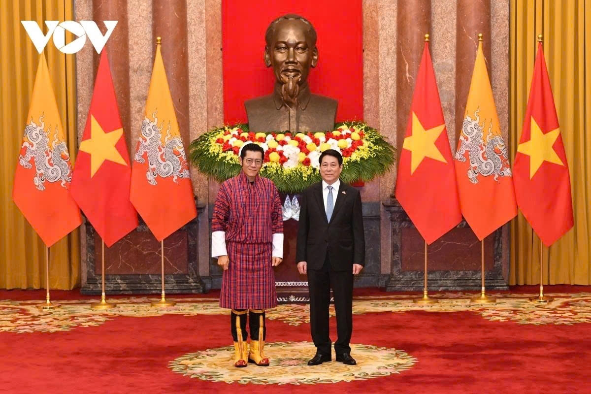 welcome ceremony for bhutanese king and queen on state visit to vietnam picture 5