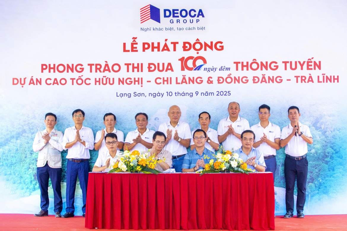 thi dua 100 ngay dem thong tuyen cao toc huu nghi - chi lang va Dong Dang tra linh hinh anh 2
