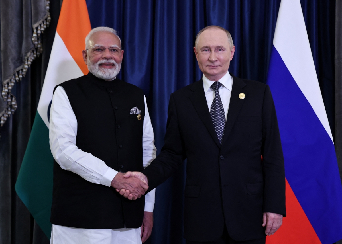 Tổng thống Nga Putin điện đàm với Thủ tướng Ấn Độ Modi