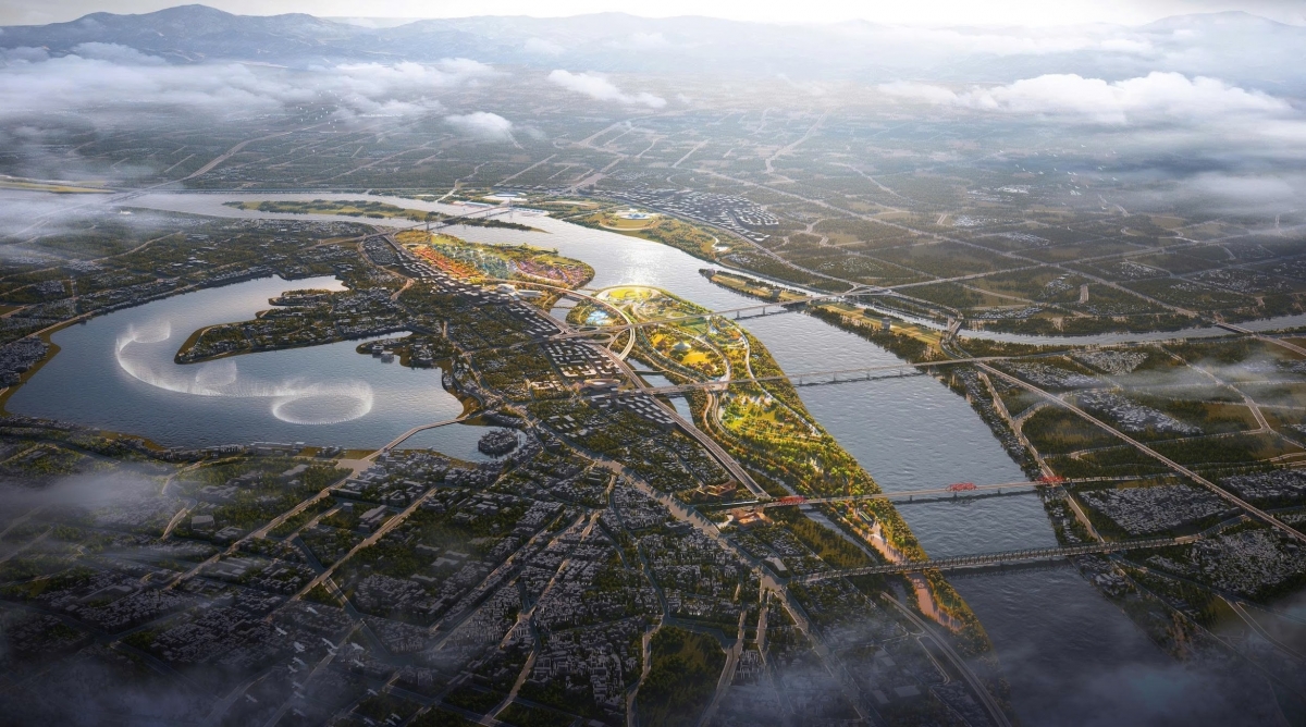 Liên danh Văn Phú - Đèo Cả báo cáo Hà Nội tổng thể phát triển “Trục cảnh quan sông Hồng”