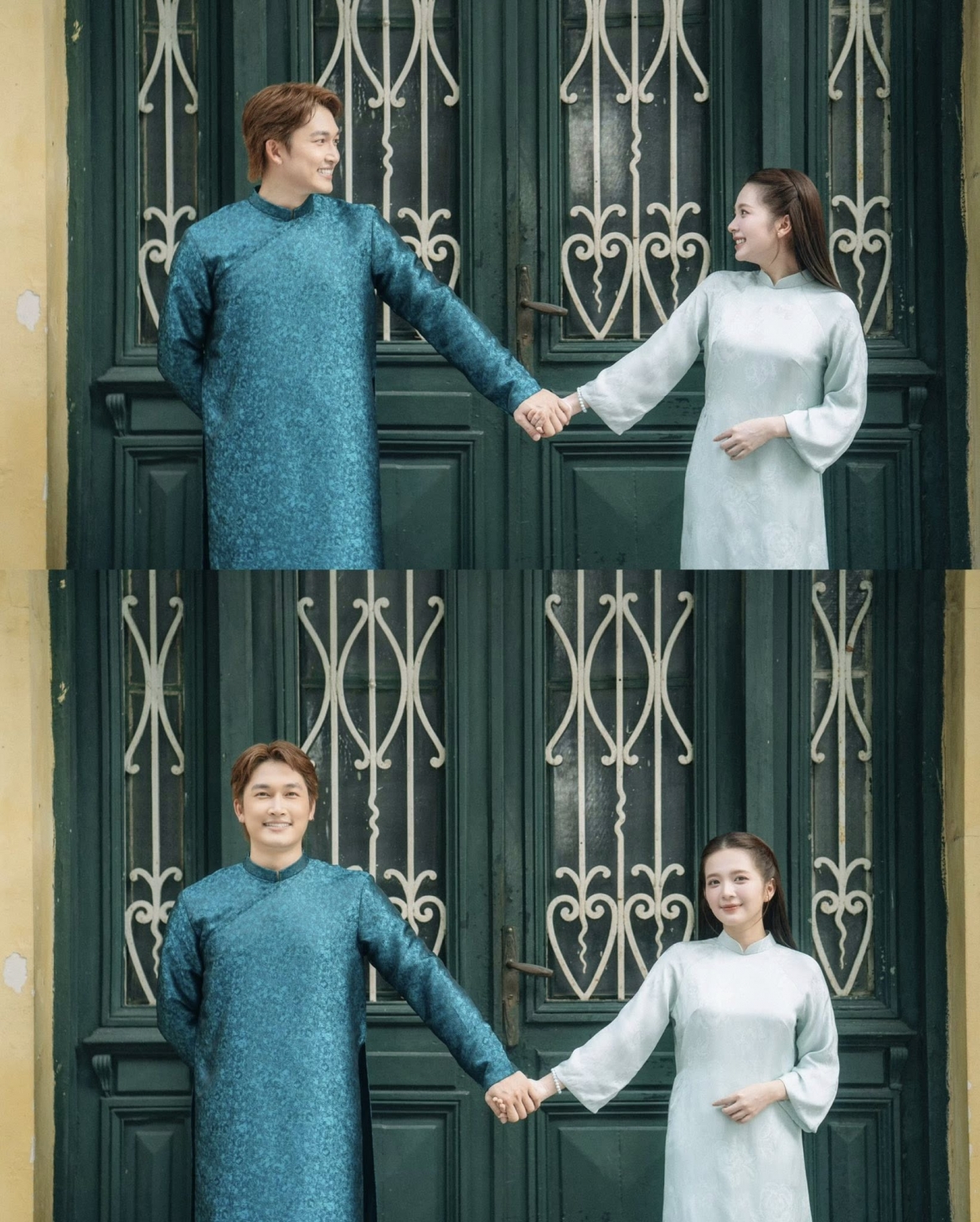 Dinh tu ngoc huyen khoe anh cuoi lang man giua long ha noi hinh anh 8