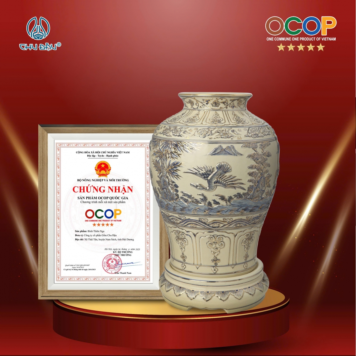 gom chu Dau tu hao voi 5 san pham dat chung nhan ocop 5 sao cap quoc gia hinh anh 5