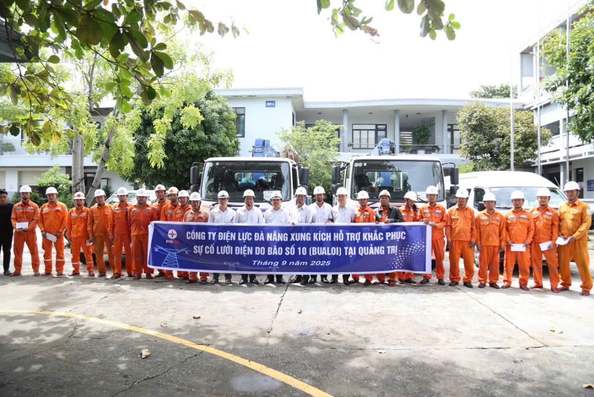evncpc huy dong gan 350 nhan luc ho tro quang tri va ha tinh khac phuc hau qua bao so 10 hinh anh 2