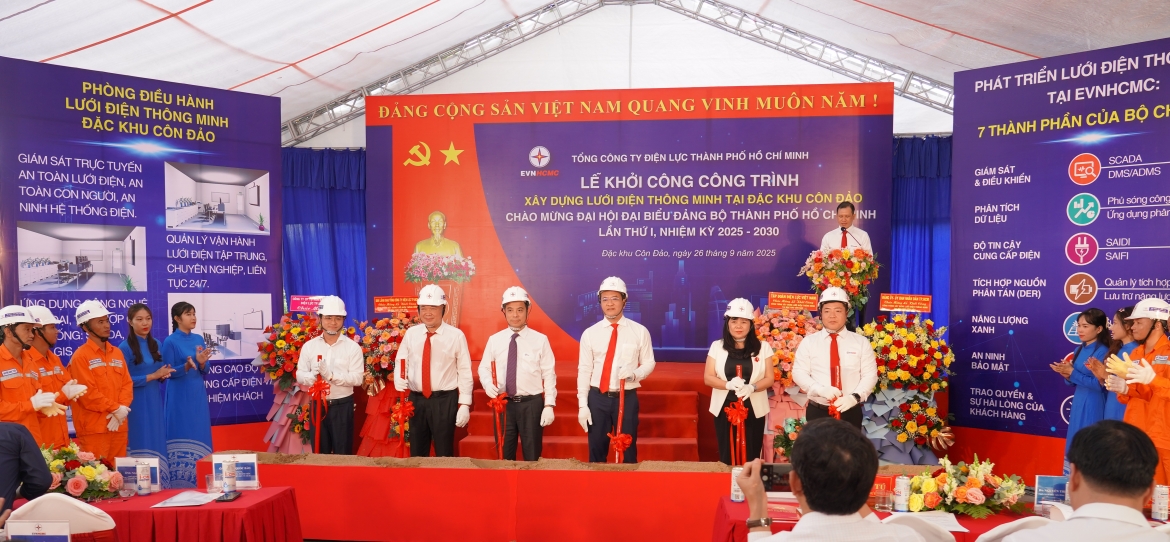 tp.hcm khoi cong xay dung luoi dien thong minh tai Dac khu con Dao hinh anh 1