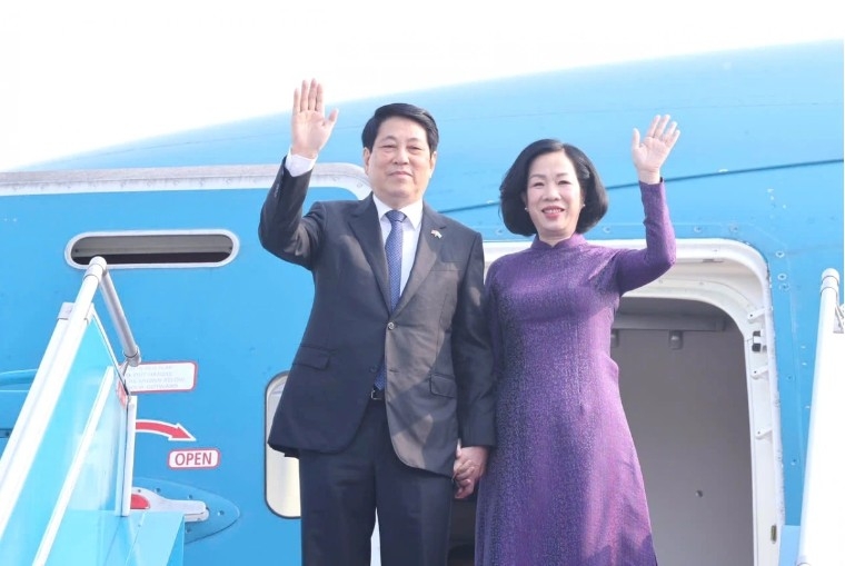 vietnamese president departs hanoi for unga-80 high-level debate picture 1 vietnamese president departs hanoi for unga-80 high-level debate picture 1