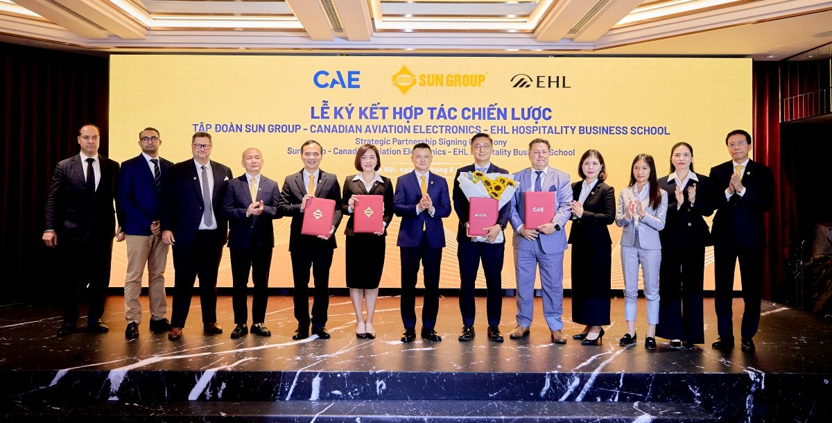 ស៊ុន គ្រុប សហការ​ជាមួយ​ដៃគូ​ចំនួន ២ លើ​វិស័យ​បណ្តុះបណ្តាល​អាកាសចរណ៍ និង​បដិសណ្ឋារកិច្ច ១