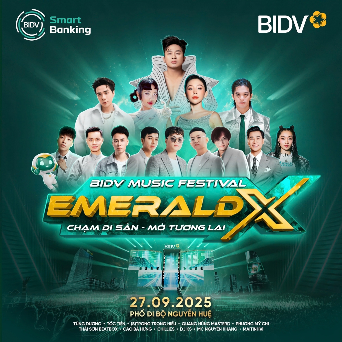he lo san khau cuc hoanh trang cua bidv music festival, don dan sao khung hinh anh 7