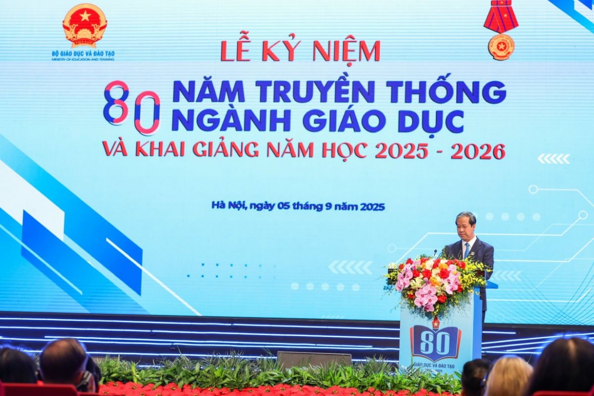 le ky niem 80 nam truyen thong nganh giao duc va khai giang nam hoc 2025 - 2026 hinh anh 2