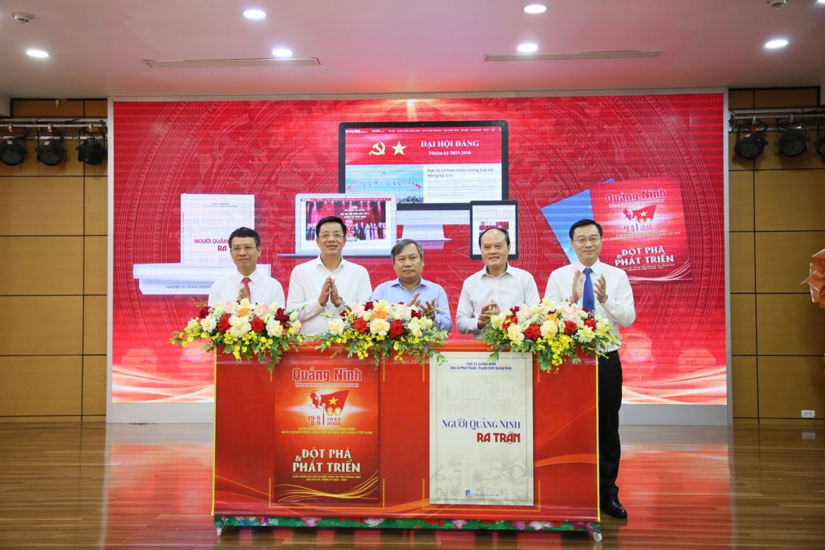 Quảng Ninh ra mắt chuyên trang, ấn phẩm chào mừng Đại hội Đảng bộ tỉnh