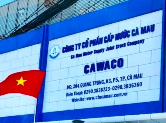 canh bao thu doan lua dao mao danh cong ty cap nuoc ca mau hinh anh 1