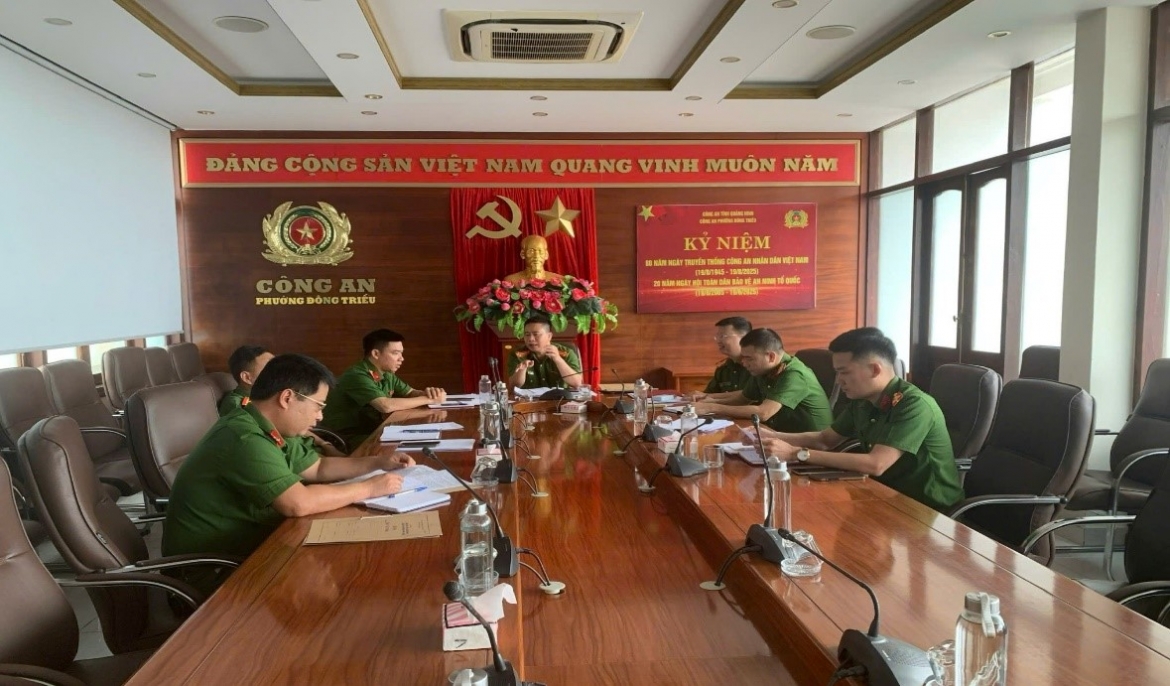 cong an phuong Dong trieu quang ninh sat co so, vi dan phuc vu hinh anh 1