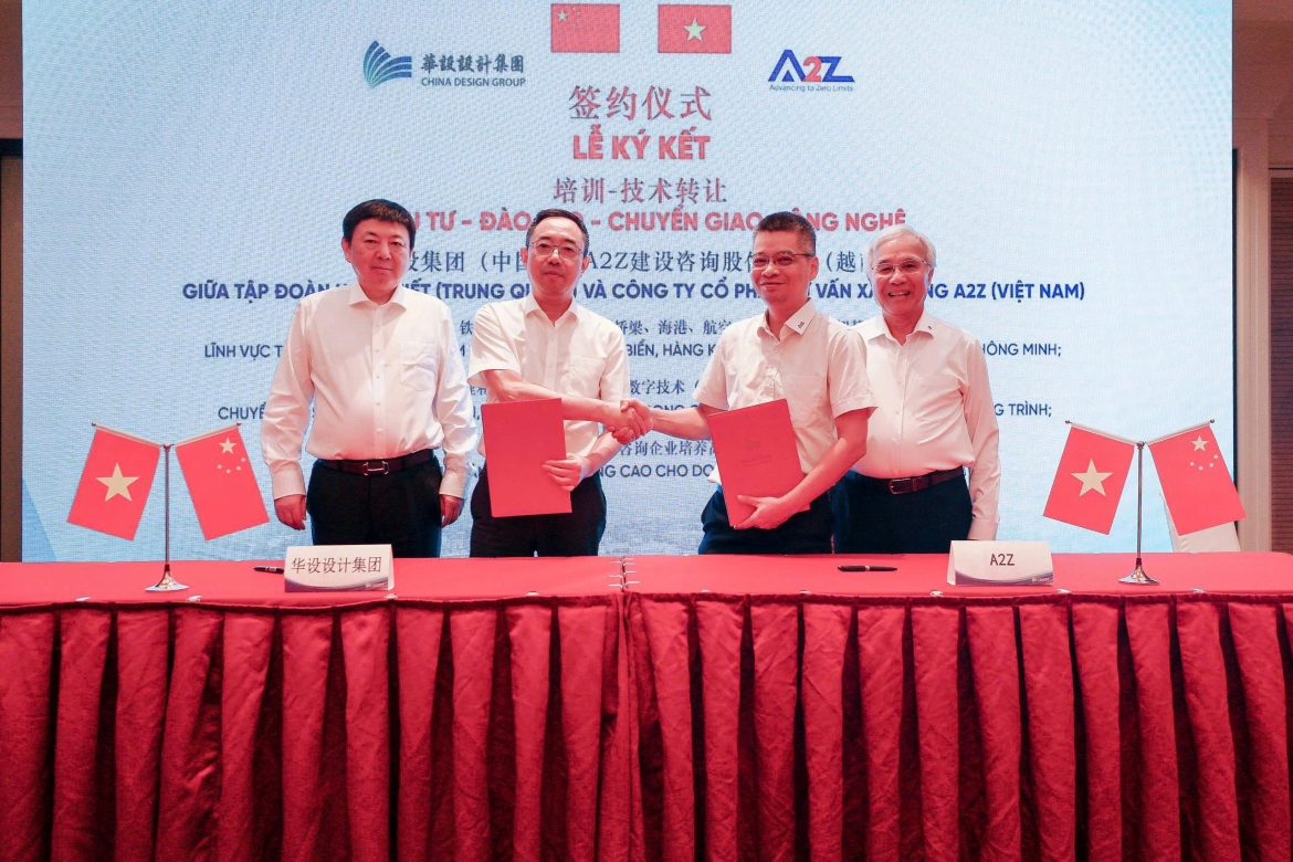 a2z hop tac voi tap doan hang dau trung quoc ve tu van cac du an giao thong hinh anh 1