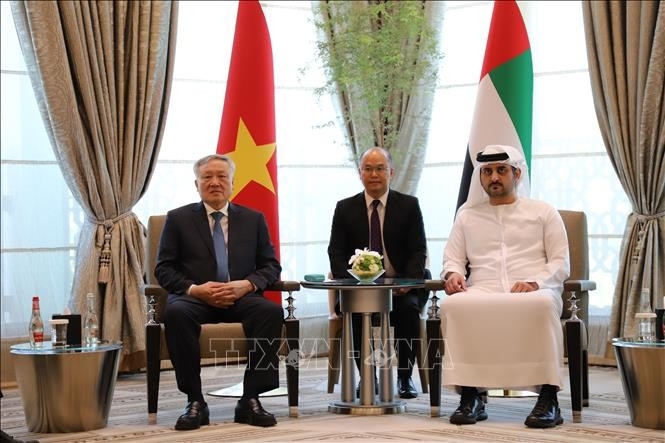 permanent deputy pm meets with uae officials, business representatives picture 1