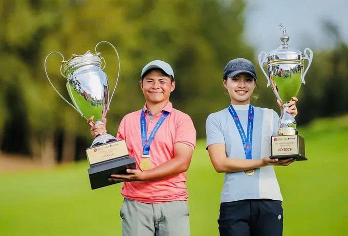 vietnamese golfers target medals at asian youth games 2025 picture 1