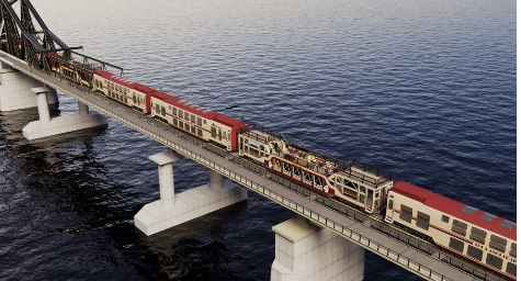 Hanoi Train begins official operation, offering tourists unique travel experience
