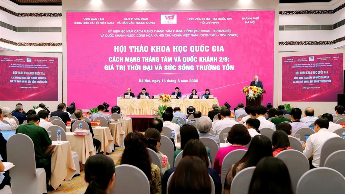 hoi thao quoc gia khang dinh gia tri truong ton cua cach mang thang tam hinh anh 1