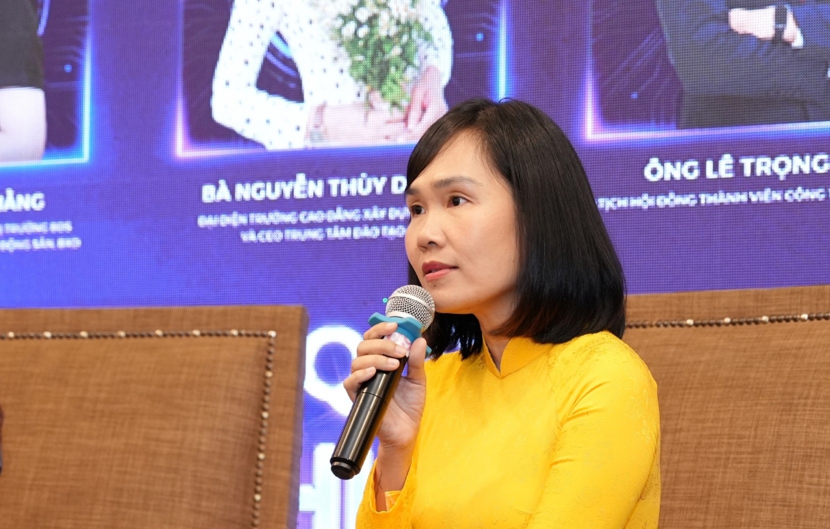 Bà Nguyễn Thùy Dương - Giám đốc Công ty Cổ phần đào tạo và nghiên cứu xây dựng CTS. Bà Nguyễn Thùy Dương - Giám đốc Công ty Cổ phần đào tạo và nghiên cứu xây dựng CTS.