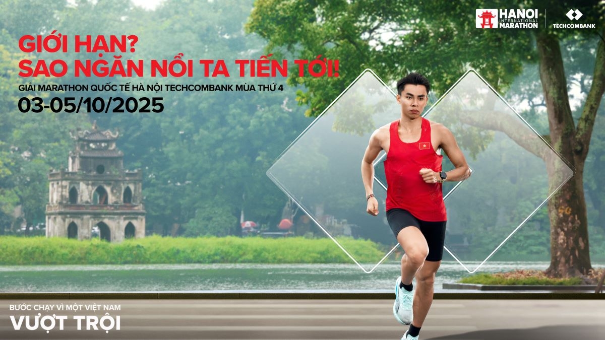 Giải Marathon Quốc tế Hà Nội Techcombank mùa thứ 4 bùng nổ với công nghệ số