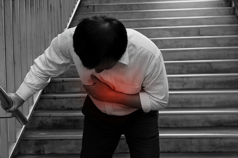 nhoi mau co tim nup bong trieu chung benh da day hinh anh 1