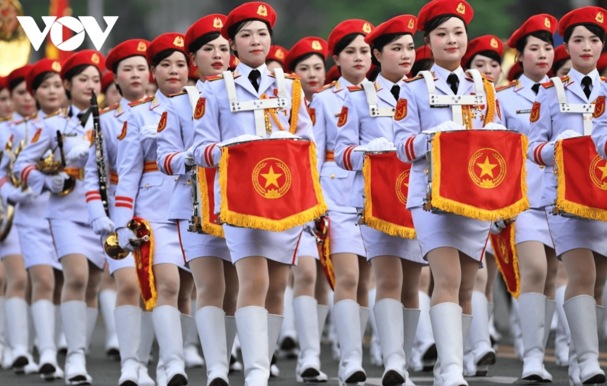 women take the spotlight in vietnam s national day parade picture 1 women take the spotlight in vietnam s national day parade picture 1