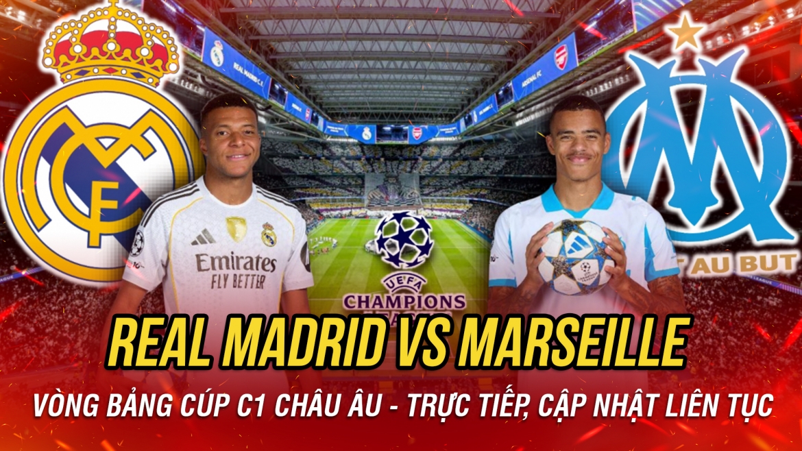 ket qua cup c1 chau Au hom nay 17 9 mbappe giup real madrid thang nhoc marseille hinh anh 1