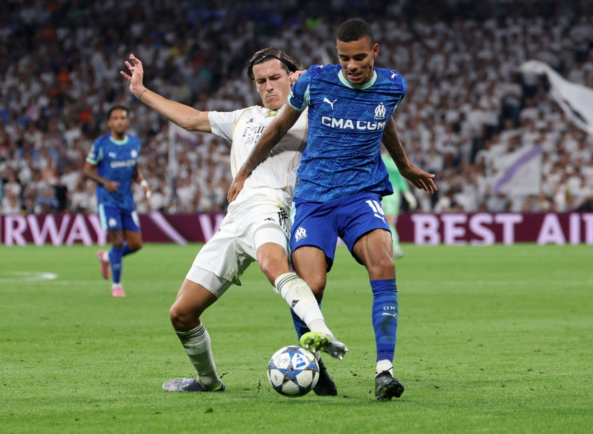 Kết quả Cúp C1 châu Âu hôm nay 17/9: Mbappe giúp Real Madrid thắng nhọc Marseille