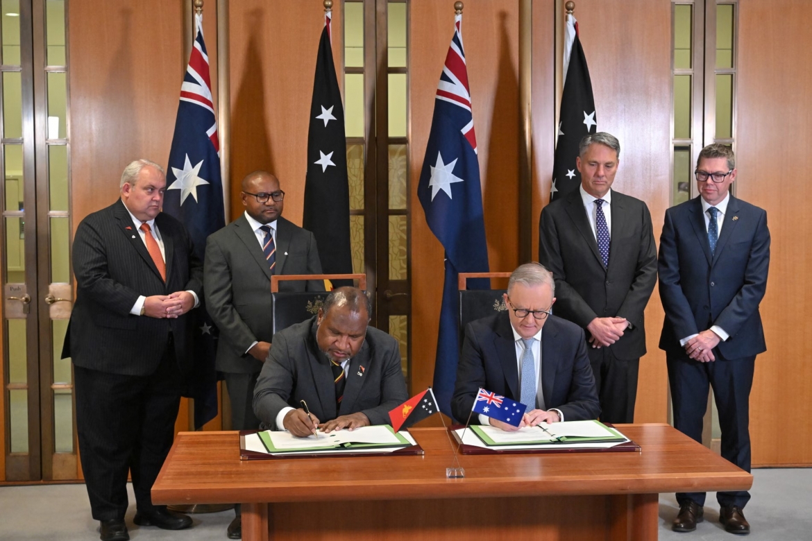 australia va papua new guinea ky thoa thuan quoc phong hinh anh 1