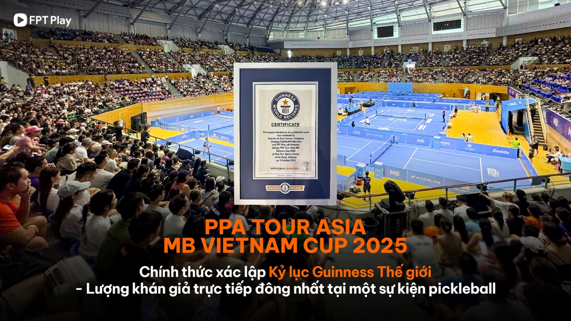 giai pickleball ppa tour asia - mb vietnam cup 2025 lap ky luc guinness hinh anh 1