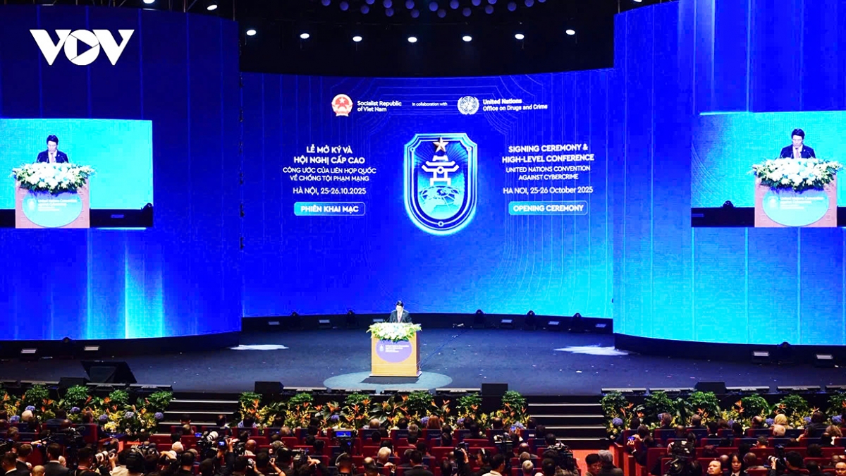 UN Convention against Cybercrime signing ceremony in focus