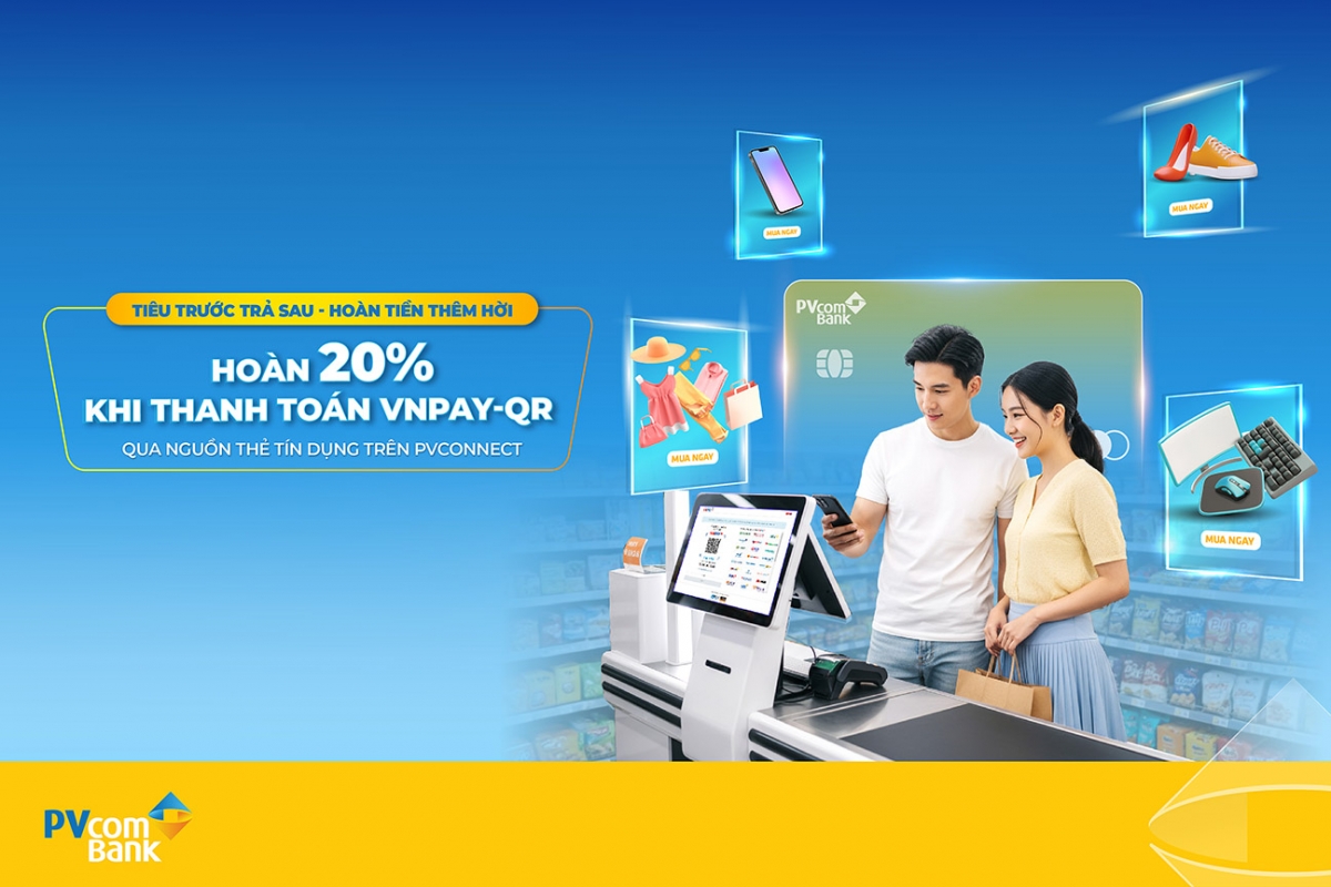20 cashback offer for vnpay-qr payments using pvcombank credit cards picture 1 20 cashback offer for vnpay-qr payments using pvcombank credit cards picture 1