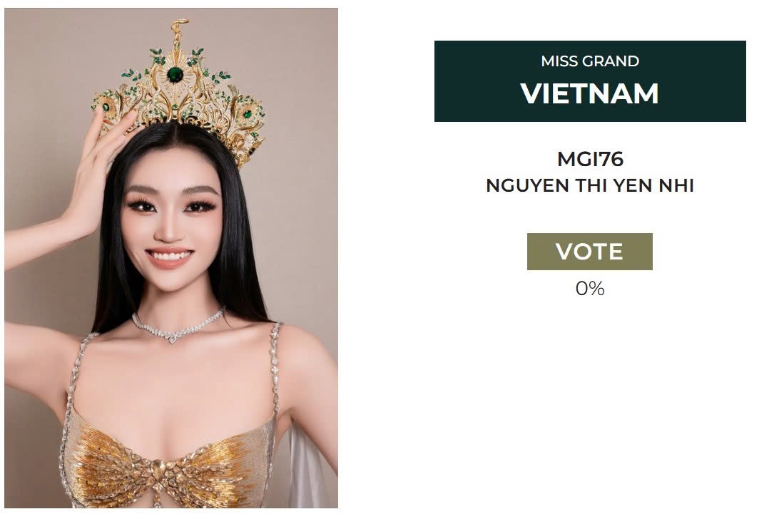 yen nhi khong duoc binh chon tai miss grand international 2025 hinh anh 1
