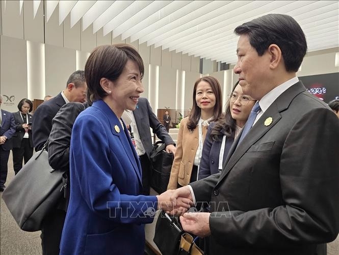 state president meets apec leaders in rok picture 1