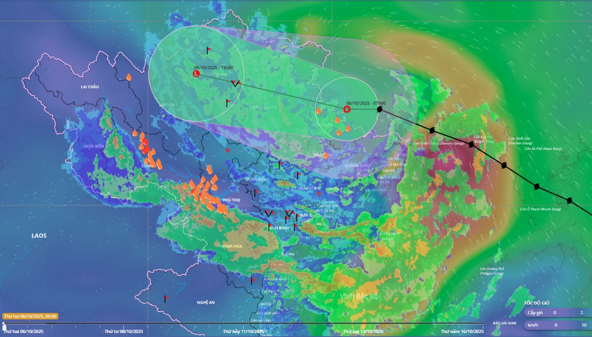 typhoon matmo makes landfall, heavy rain forecast for northern vietnam picture 1