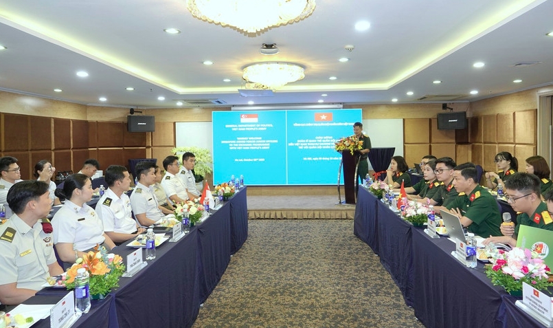 vietnam, singapore young officers enhance exchanges, cooperation picture 1