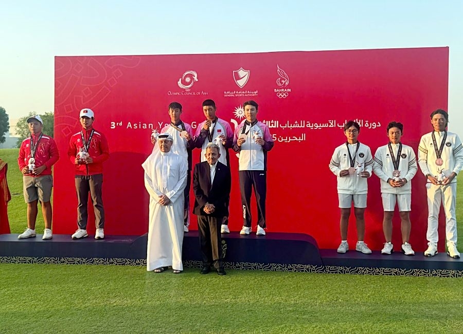 vietnamese golfers claim two silver medals at 2025 asian youth games picture 1 vietnamese golfers claim two silver medals at 2025 asian youth games picture 1