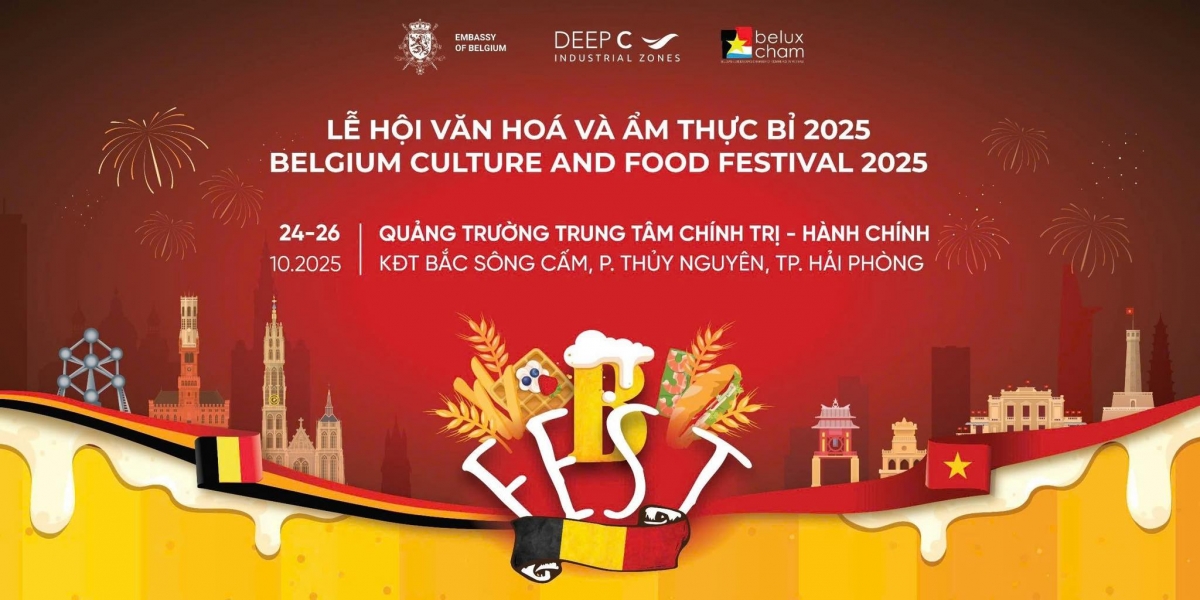 belgium culture food festival 2025 to be held in hai phong picture 1 belgium culture food festival 2025 to be held in hai phong picture 1