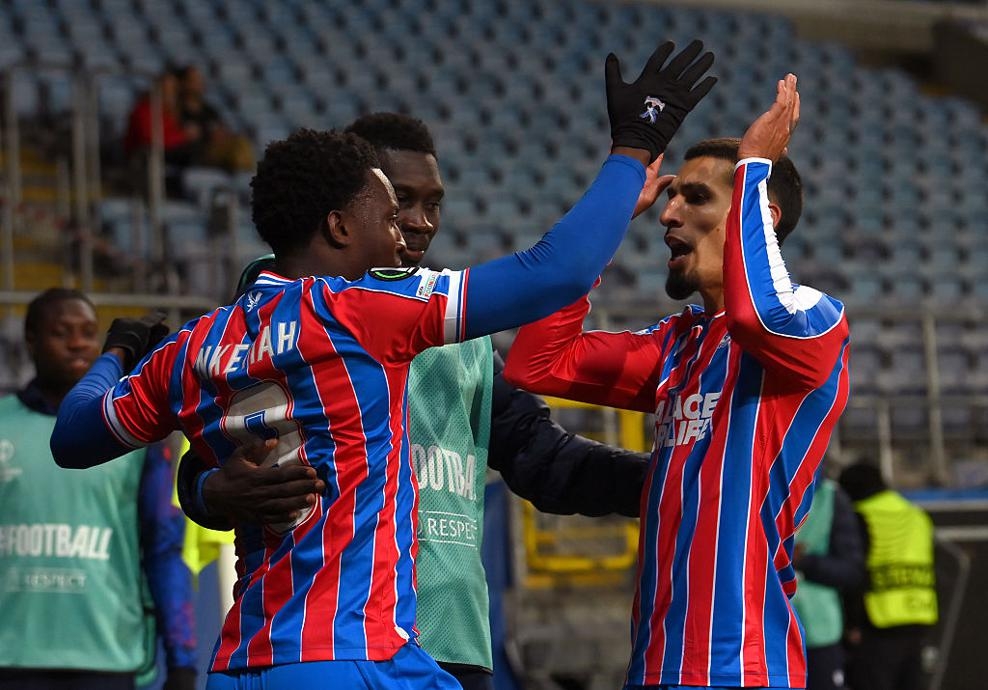 Niềm vui chiến thắng của Crystal Palace. Niềm vui chiến thắng của Crystal Palace.
