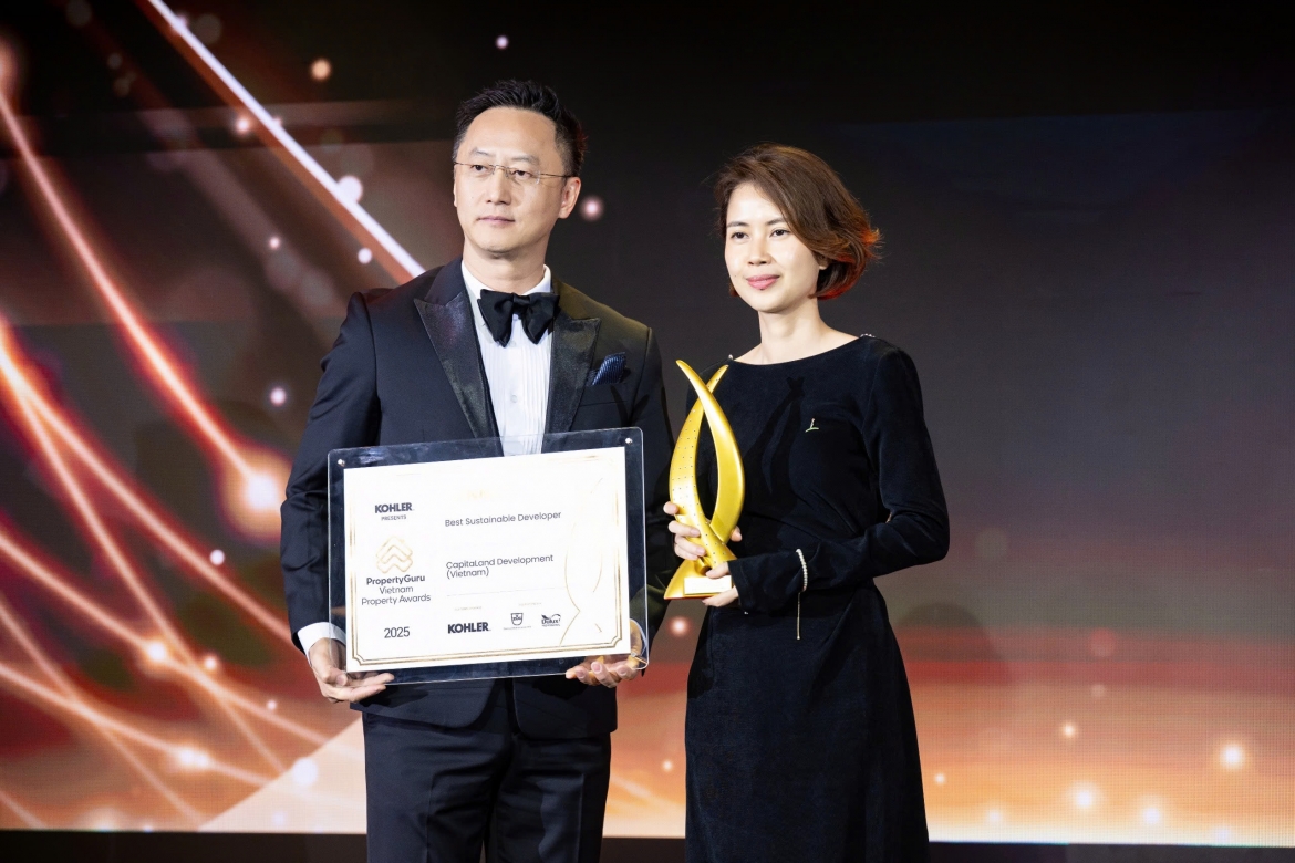 capitaland development duoc vinh danh nha phat trien bat dong san xuat sac 2025 hinh anh 1