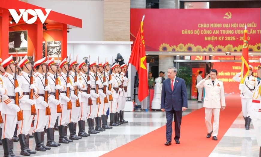 party leader to lam attends central public security party organization s 8th congress picture 1