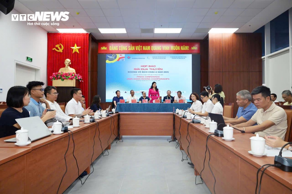 regional athletes gather in hai phong for 2025 asian rowing championship picture 1 regional athletes gather in hai phong for 2025 asian rowing championship picture 1