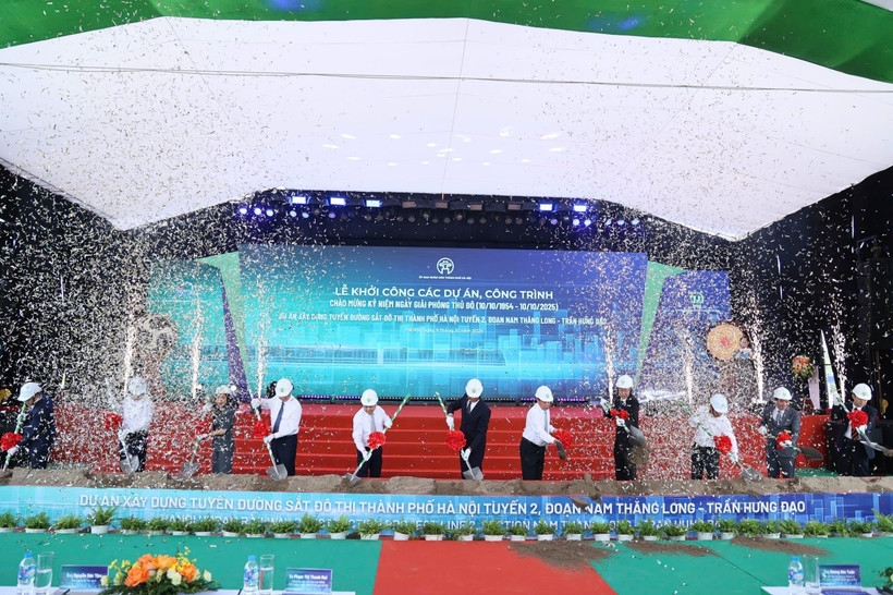 hanoi breaks ground for nam thang long tran hung dao metro line picture 1 hanoi breaks ground for nam thang long tran hung dao metro line picture 1