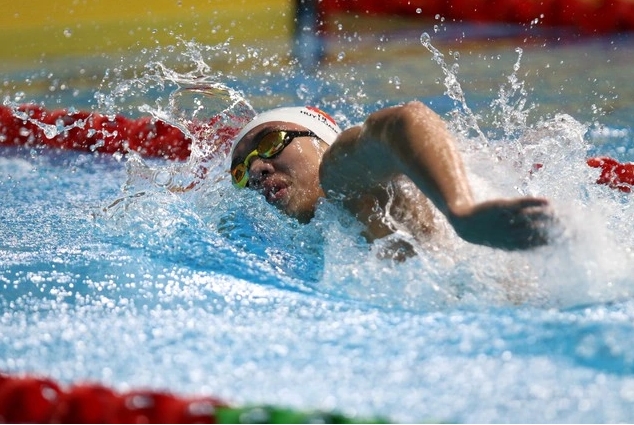 Huy Hoang clinches second gold at Asian Aquatics Championships