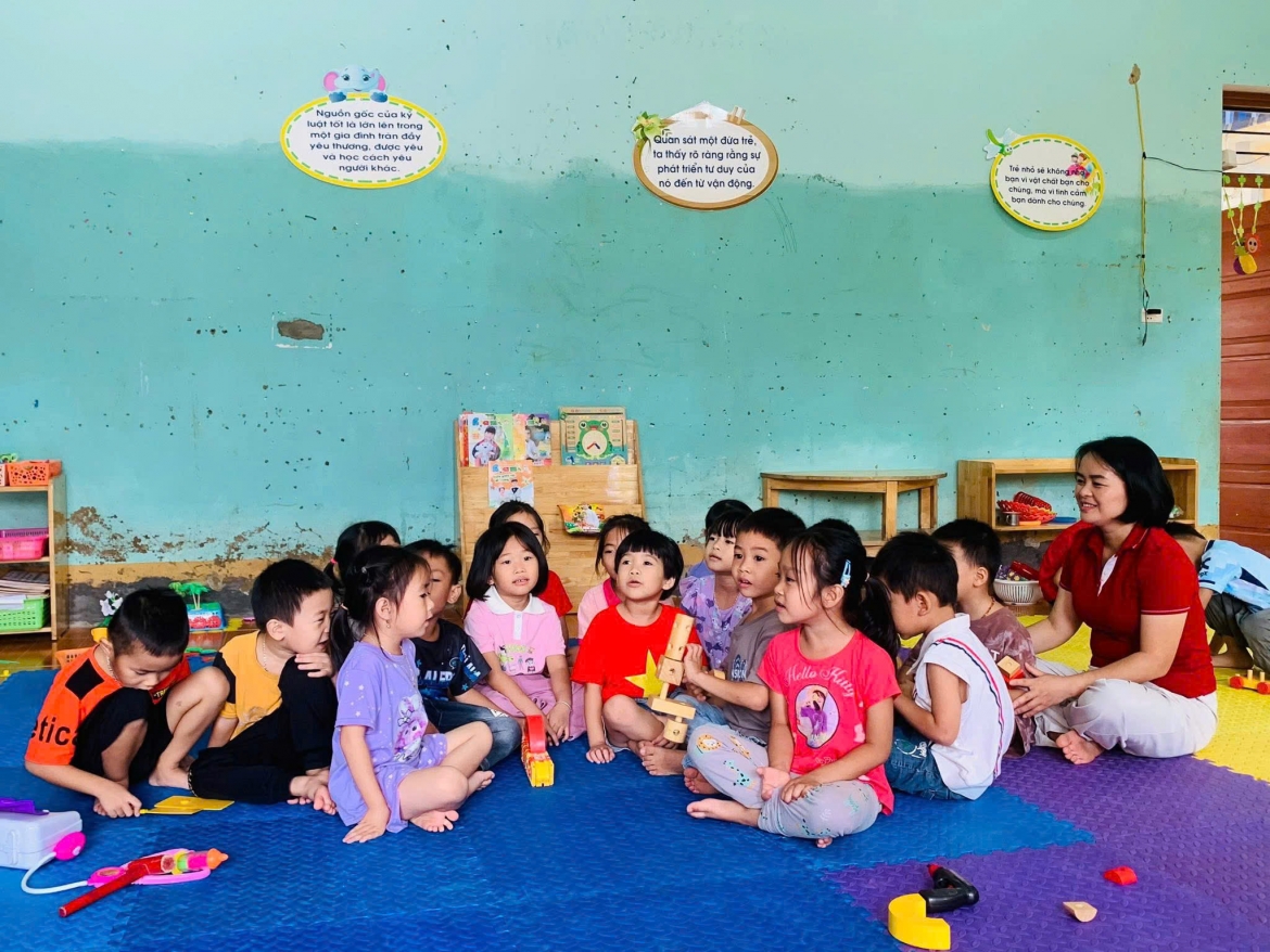 hoc sinh tai thai nguyen on dinh hoc tap tro lai sau mua lu hinh anh 1