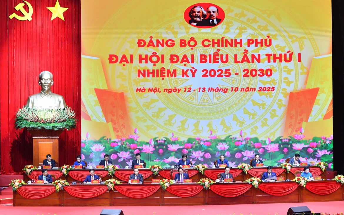 Phiên làm việc thứ nhất Đại hội đại biểu Đảng bộ Chính phủ