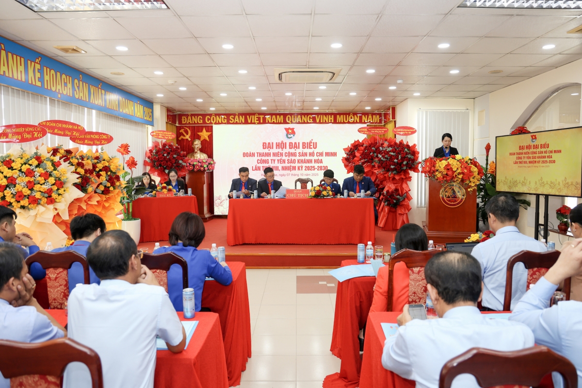 Đại hội đại biểu Đoàn TNCS Hồ Chí Minh Công ty Yến sào Khánh Hòa lần thứ VIII