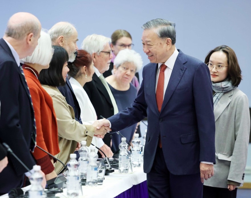 party chief meets with leaders of finland - vietnam friendship association picture 1