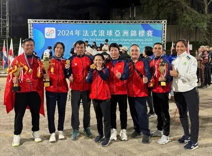 vietnam sends 16 players to asian petanque championships 2025 picture 1