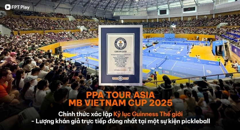 ppa tour asia-mb vietnam cup 2025 sets guinness world record picture 1