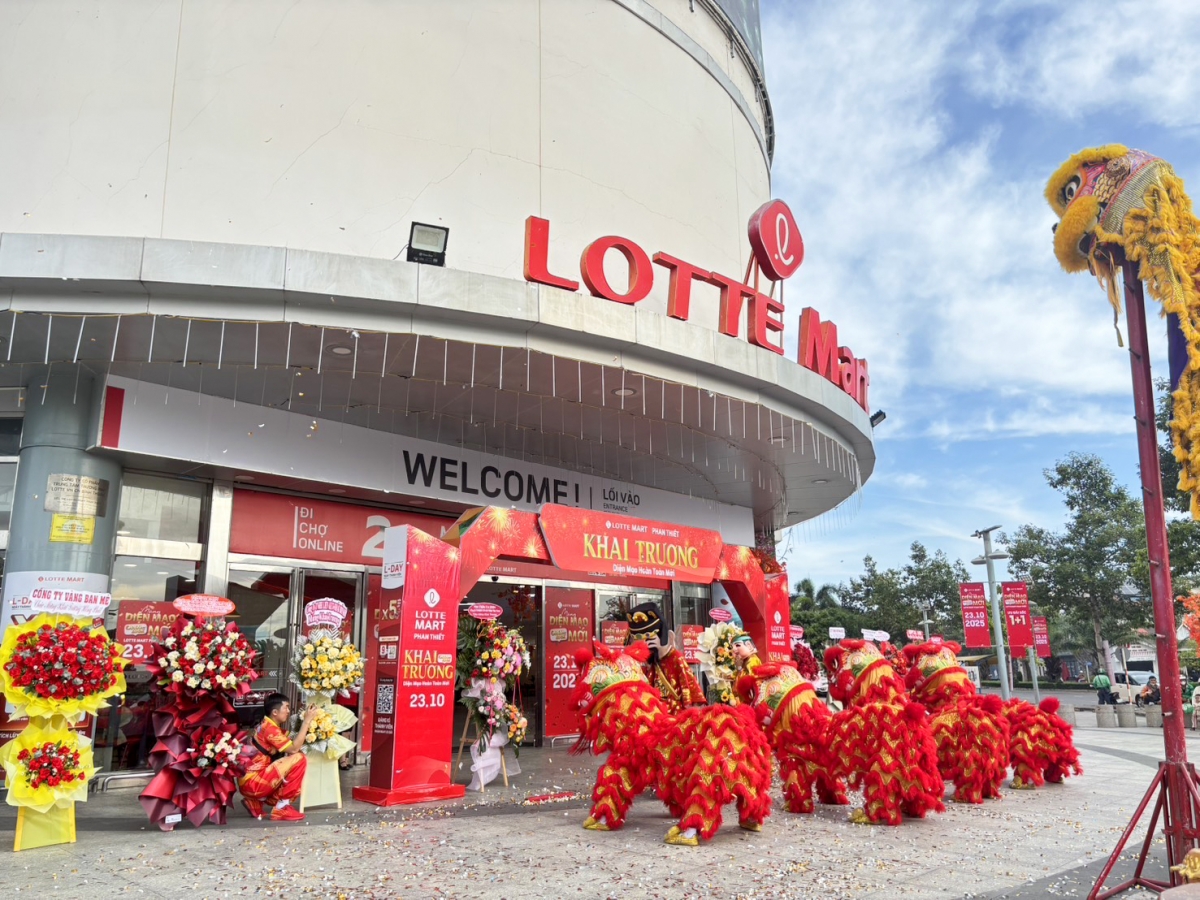 LOTTE MART Phan Thiết tái xuất ấn tượng với mô hình siêu thị kiểu mẫu mới